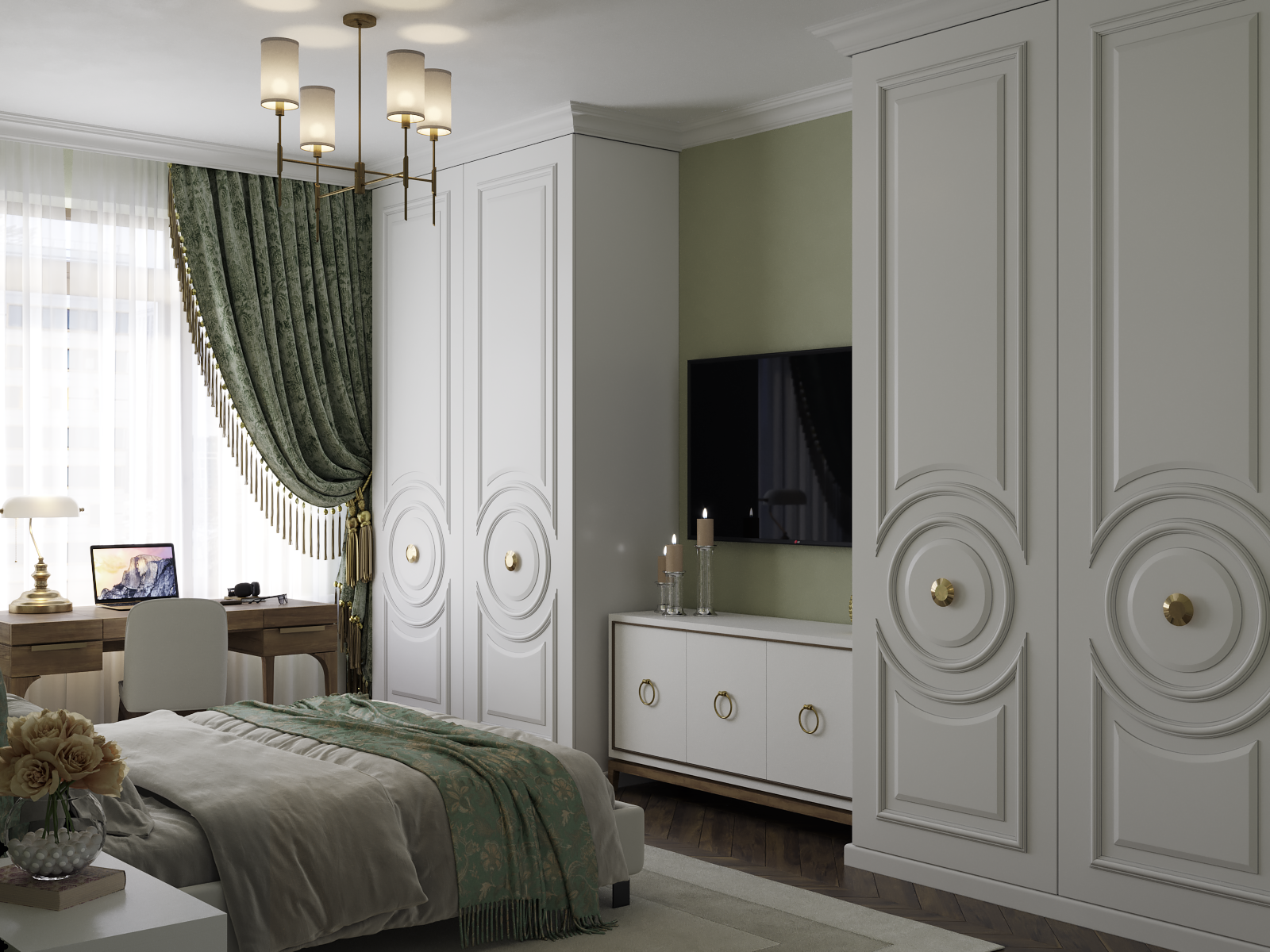 Проект квартиры, Санкт-Петербург, 2024 — Изображение №5 — 3D на Dprofile