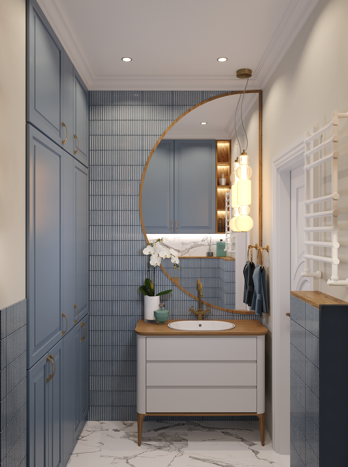 Проект квартиры, Санкт-Петербург, 2024 — Изображение №8 — 3D на Dprofile