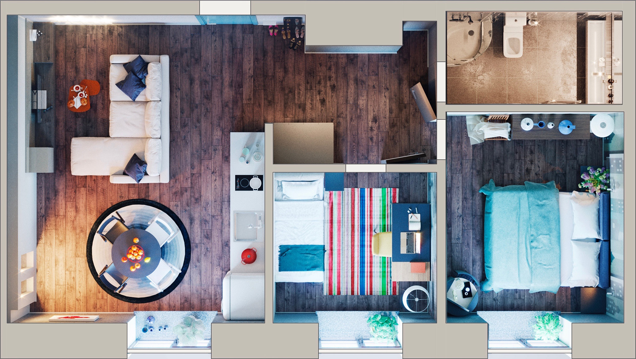 Проект номера в гостинице, Санкт-Петербург — Изображение №1 — Иллюстрация на Dprofile