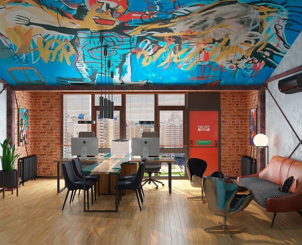 Офис в Стамбуле — Иллюстрация на Dprofile