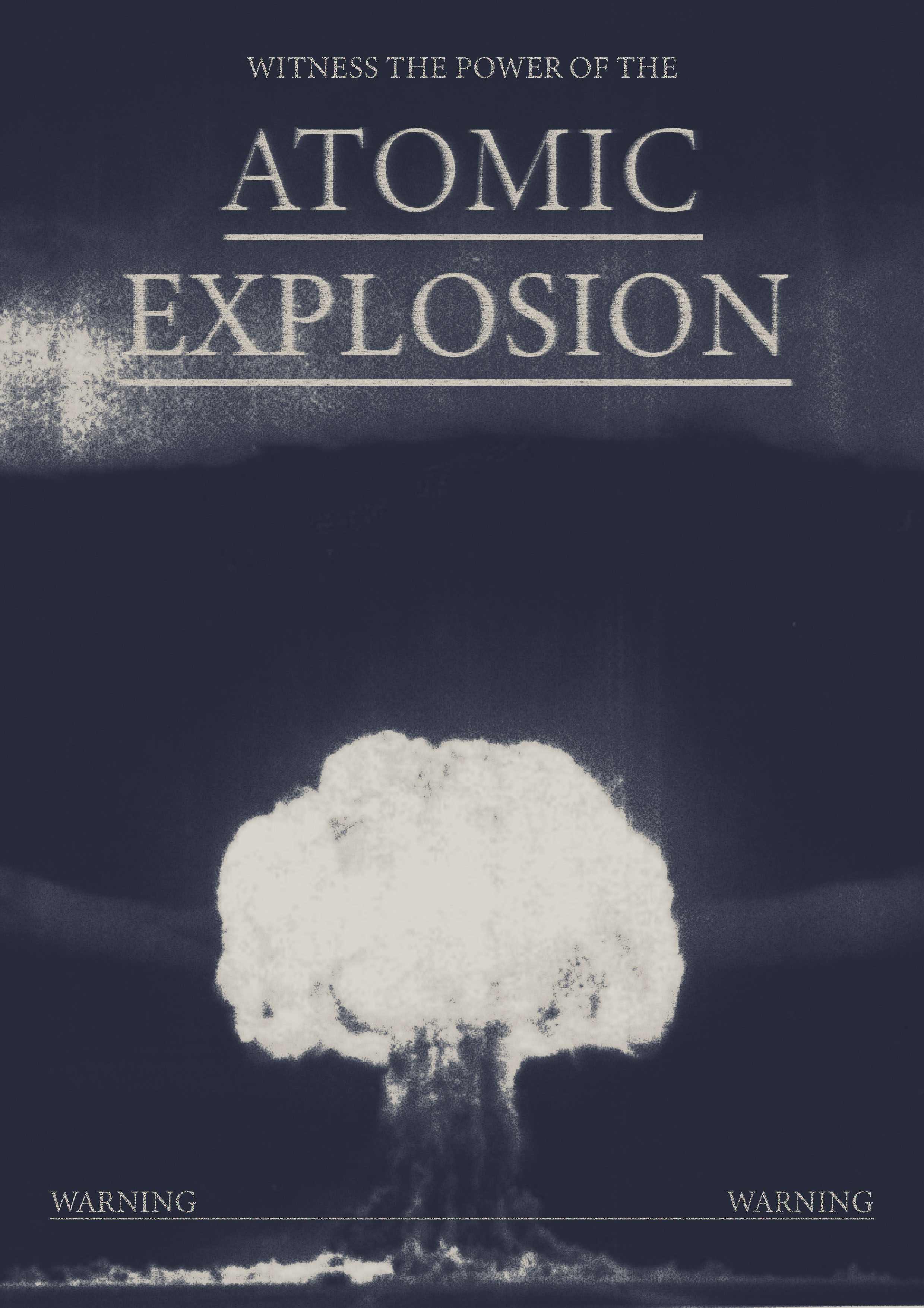 СЕРИЯ ПЛАКАТОВ «WITNESS OF THE ATOMIC BOMB» — Изображение №2 — Графика на Dprofile