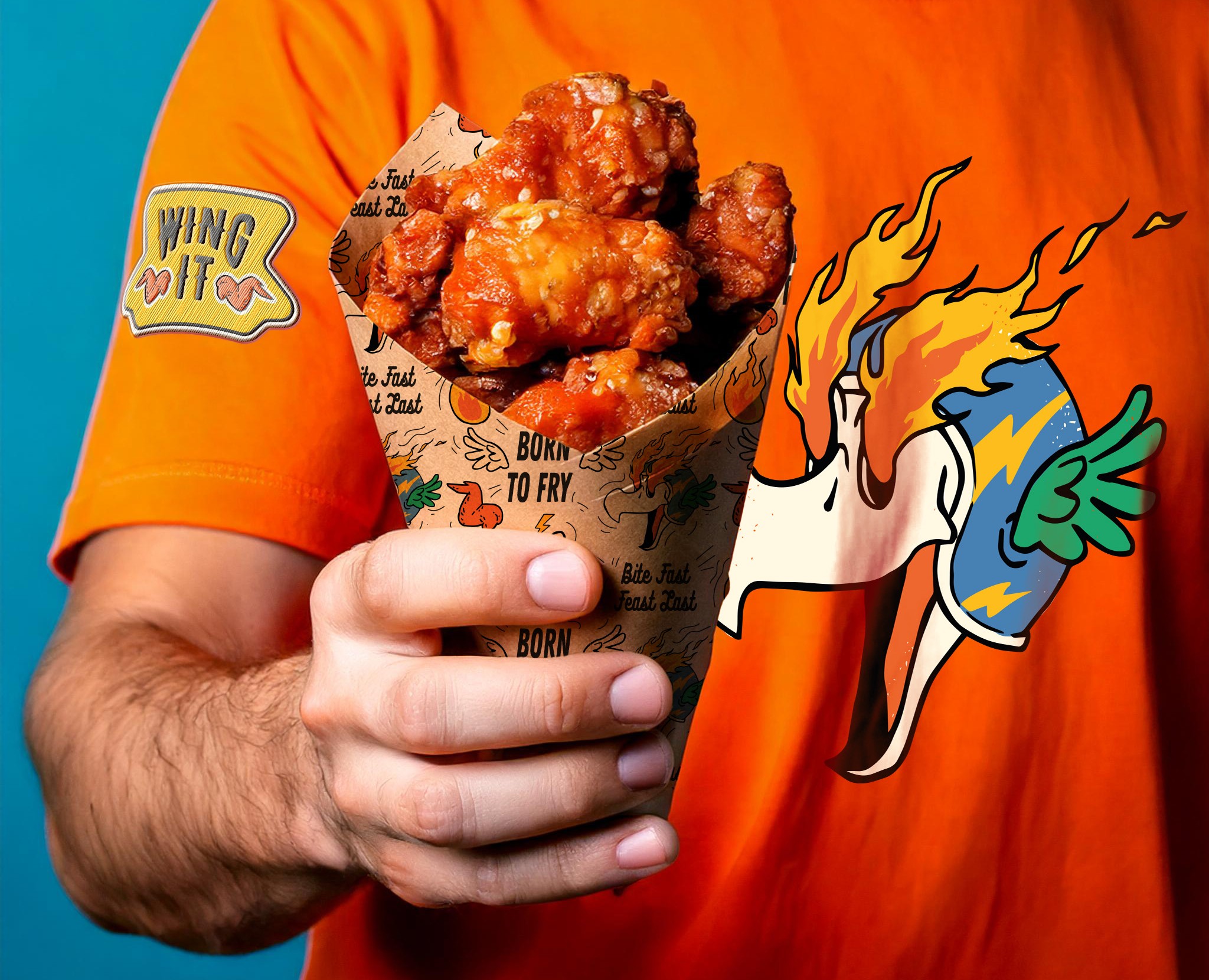 Wing it | Branding & Illustrations на Dprofile