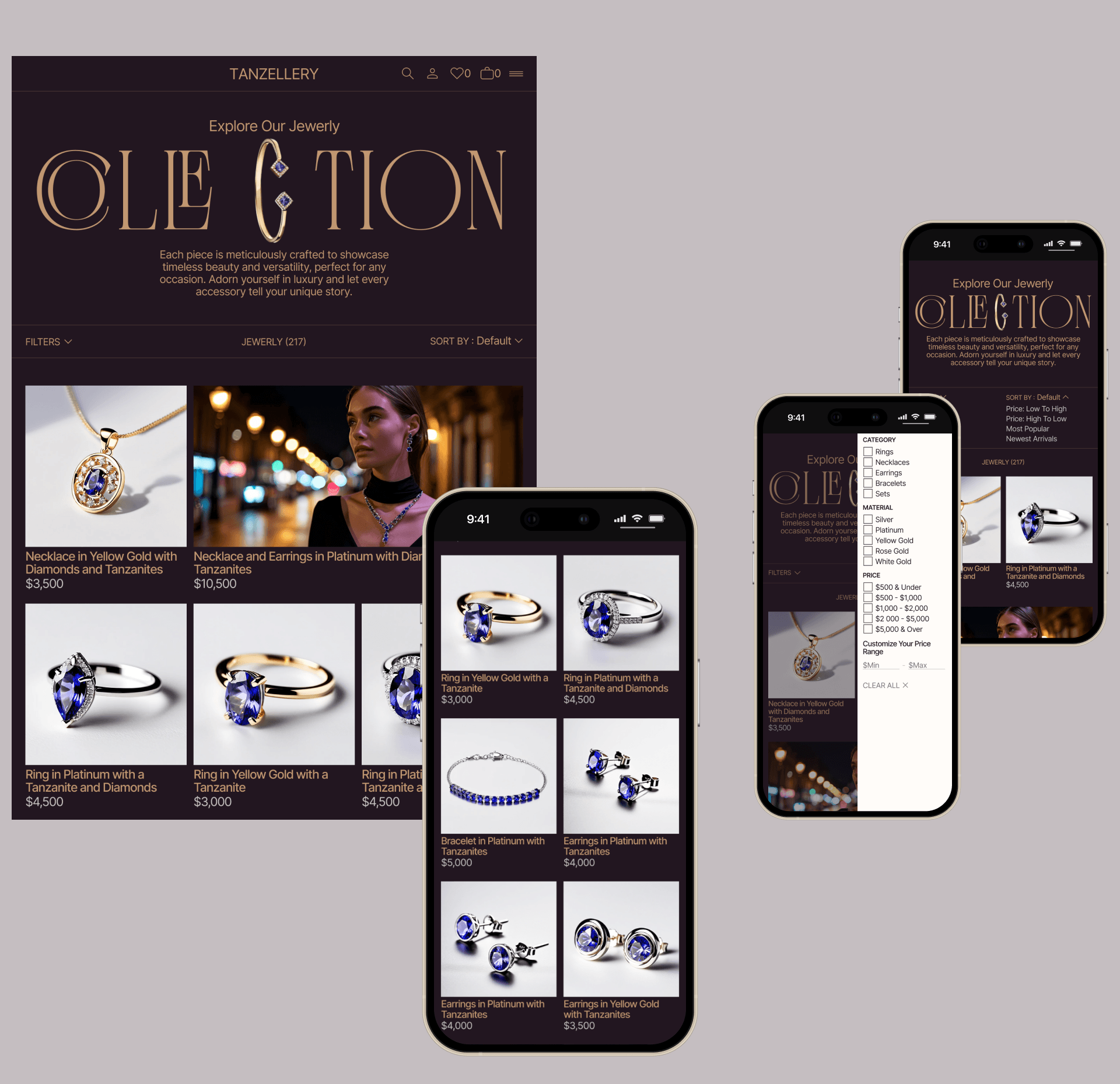 Tanzellery | E-commerce — Изображение №15 — Интерфейсы на Dprofile