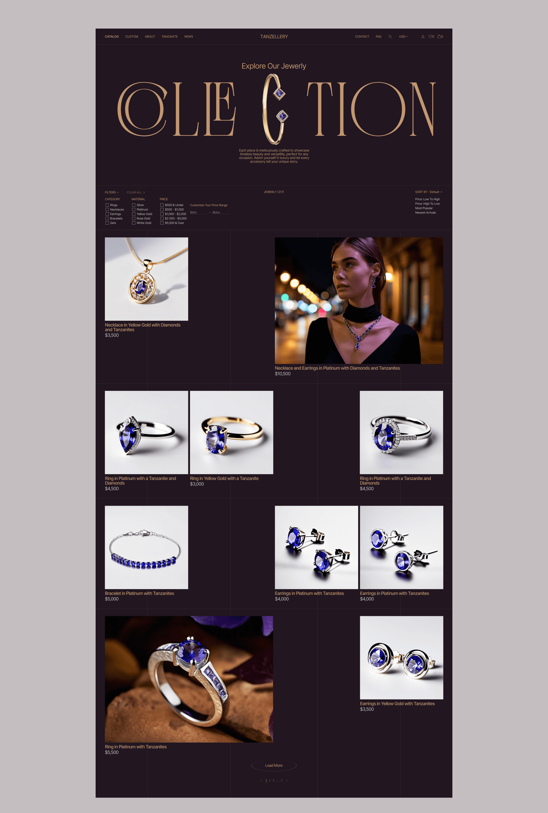 Tanzellery | E-commerce — Изображение №14 — Интерфейсы на Dprofile