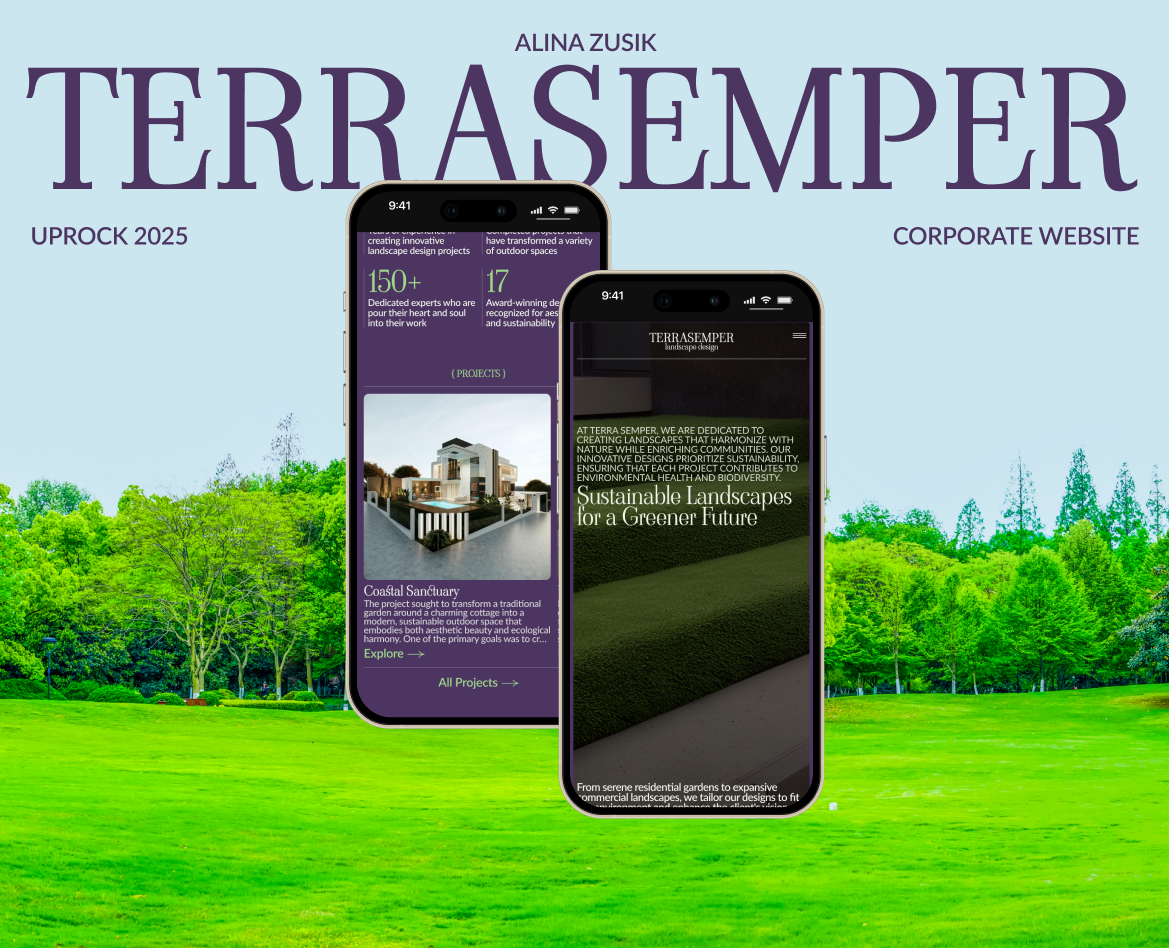 Terra Semper | Corporate website — Интерфейсы на Dprofile