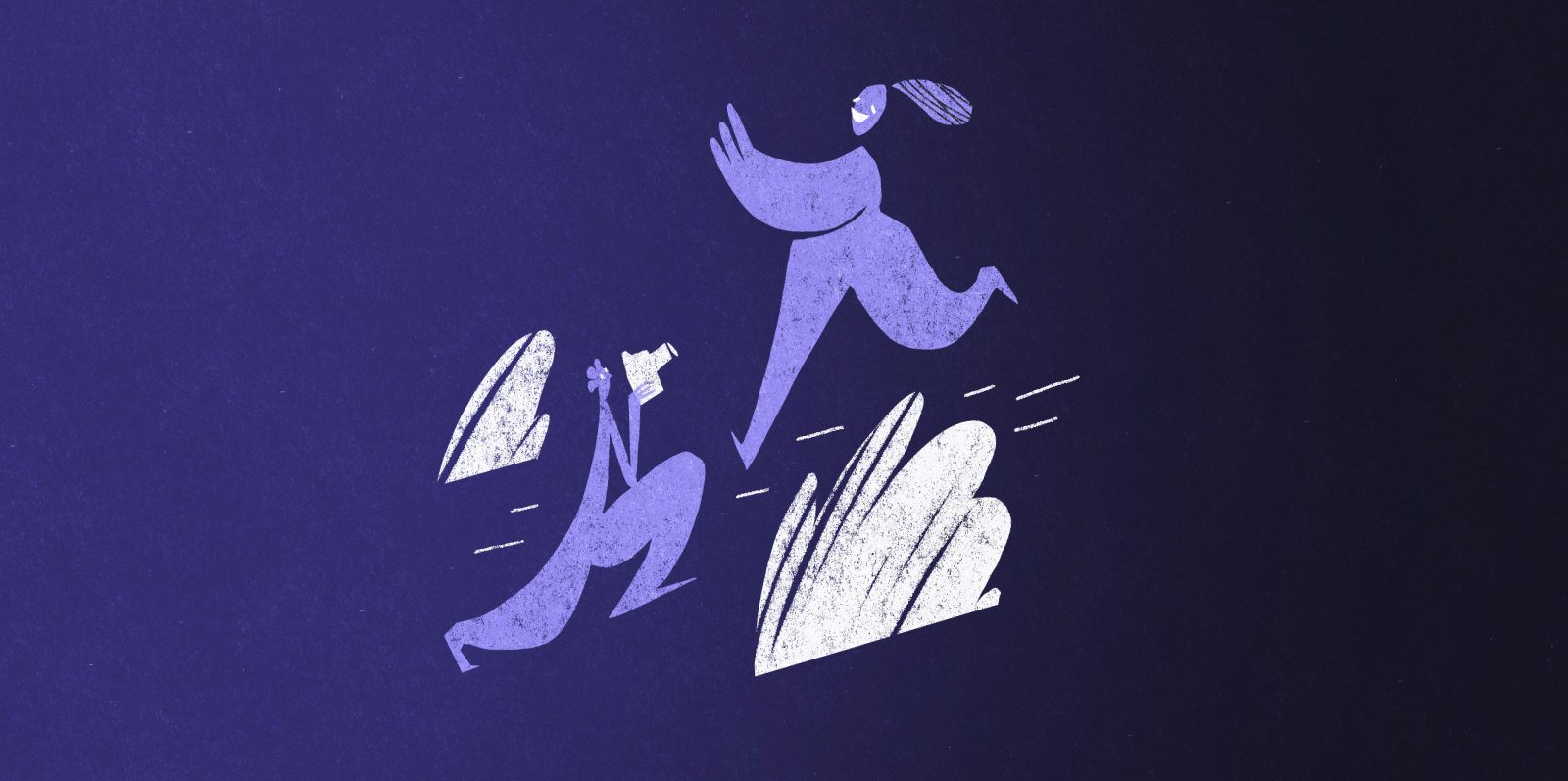 иллюстрации для бегового клуба — Изображение №1 — Иллюстрация, Графика на Dprofile