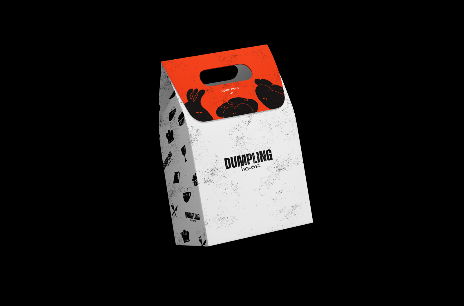 айдентика пельменной «DUMPLING HOUSE» — Изображение №8 — Брендинг, Иллюстрация на Dprofile