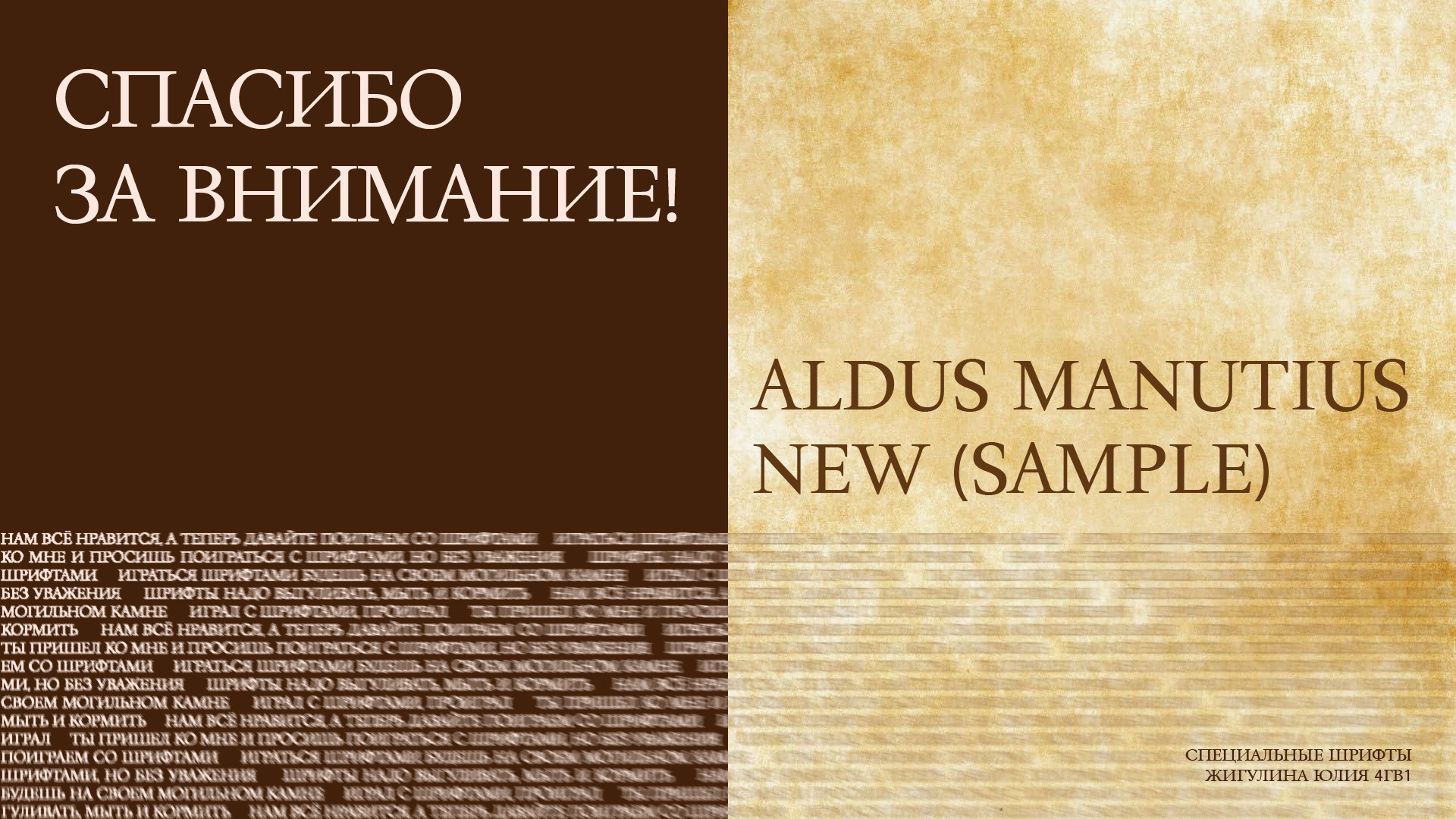 ALDUS MANUTIUS  NEW (SAMPLE)-REGULAR специальные шрифты — Изображение №9 — Графика на Dprofile