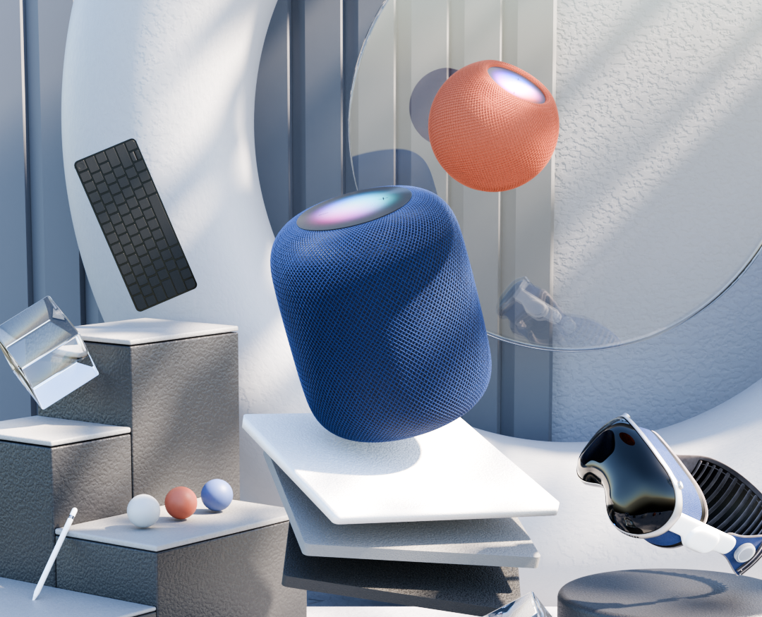 Визуализация Apple HomePod на Dprofile