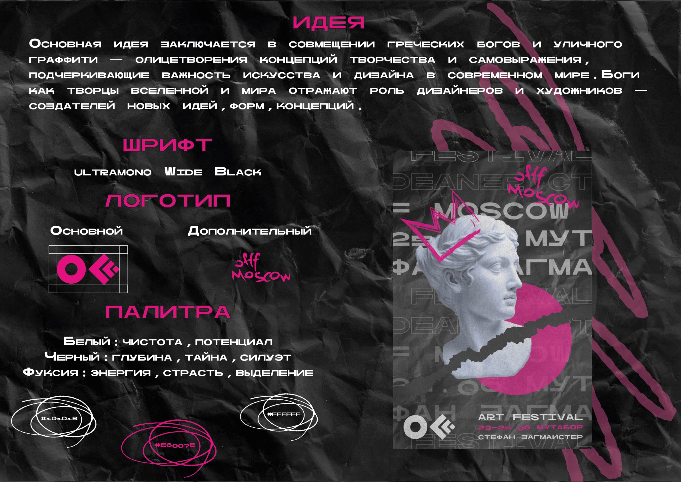 Айдентика фестиваля OFFF MOSCOW — Изображение №2 — Брендинг, Графика на Dprofile