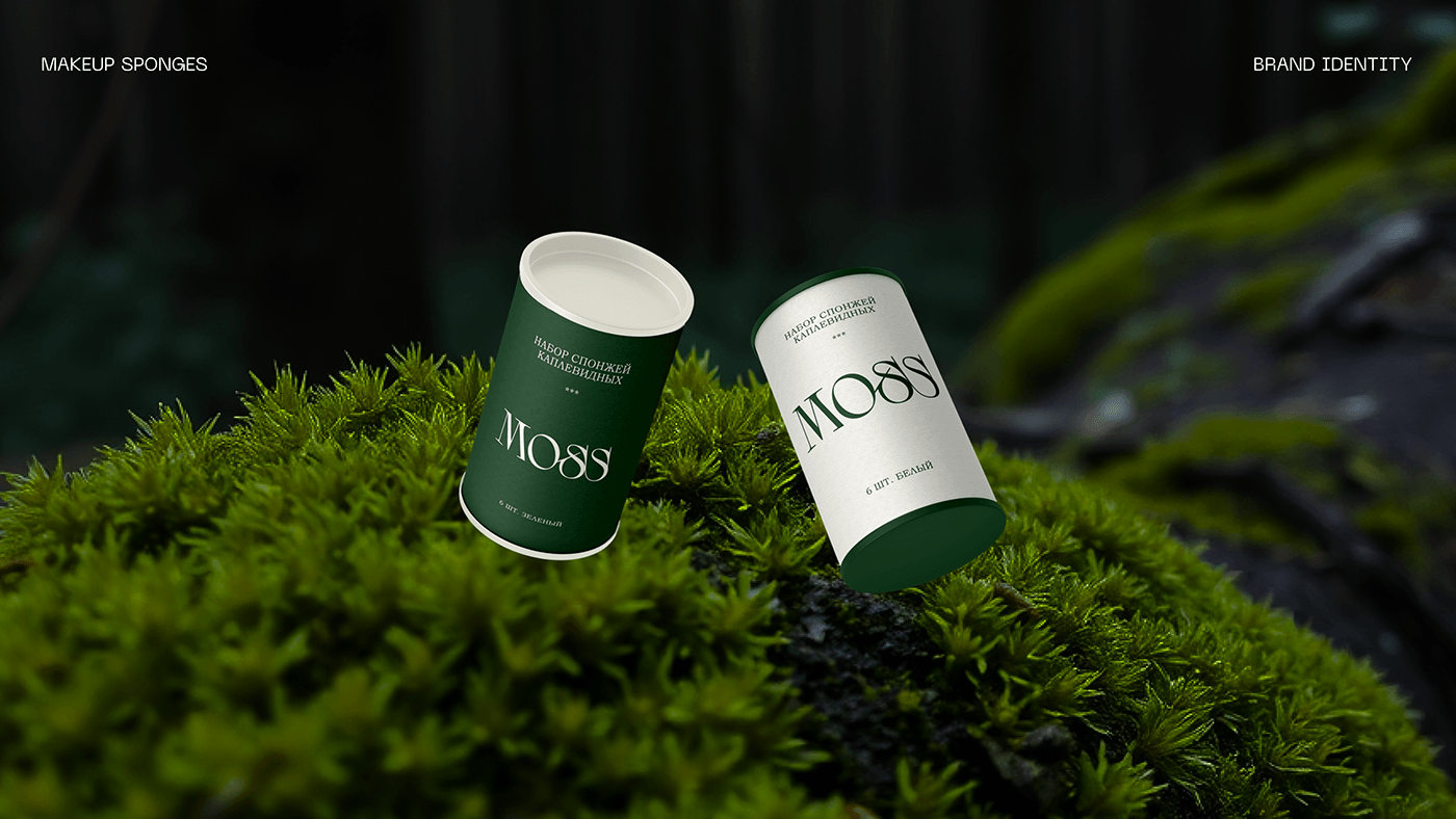 MOSS | уходовая косметика | фирменный стиль — Изображение №6 — Интерфейсы, Брендинг на Dprofile