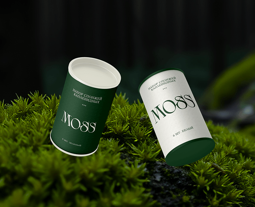 MOSS | уходовая косметика | фирменный стиль на Dprofile