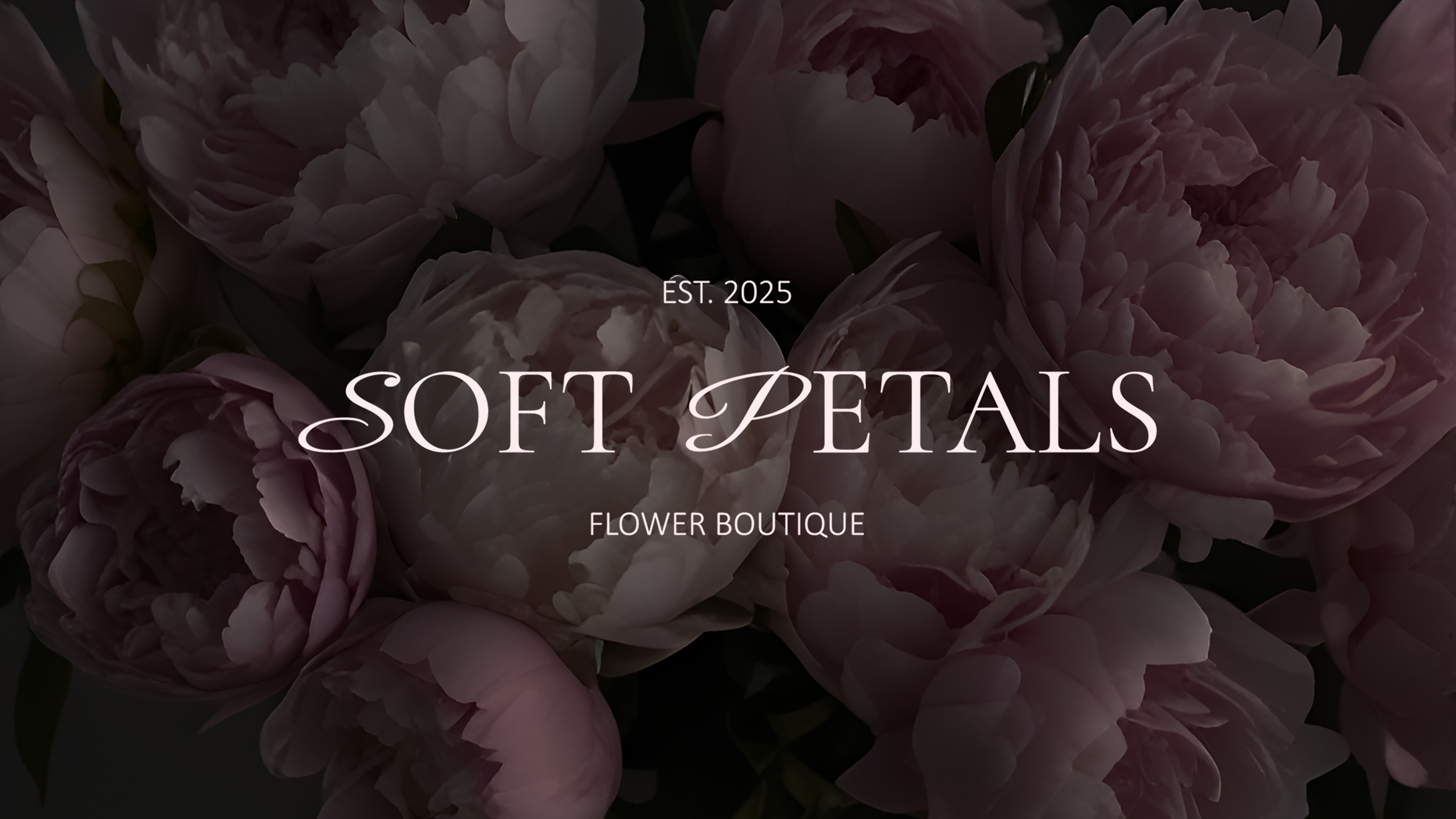 SOFT PETALS | цветочный бутик | фирменный стиль — Изображение №1 — Брендинг, Графика на Dprofile