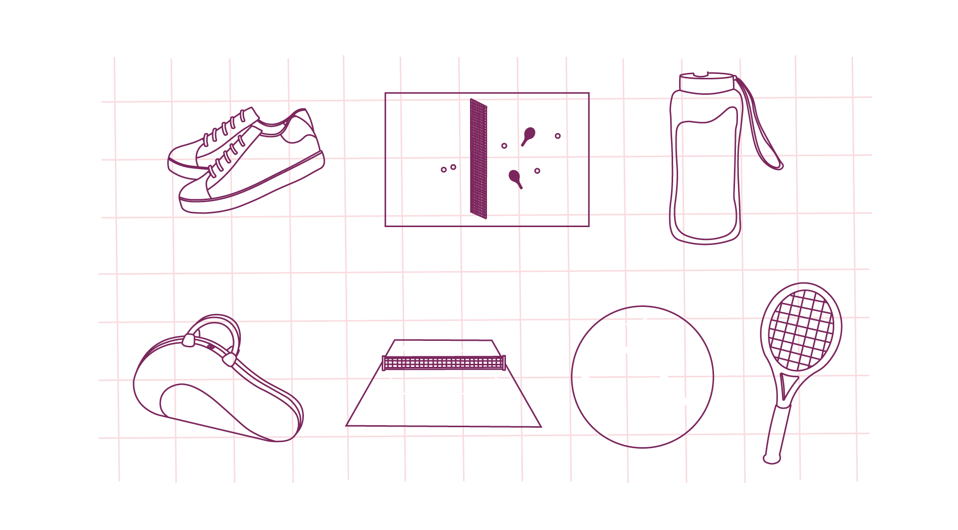 Иллюстрации для Школы Тенниса — Изображение №3 — Брендинг, Иллюстрация на Dprofile