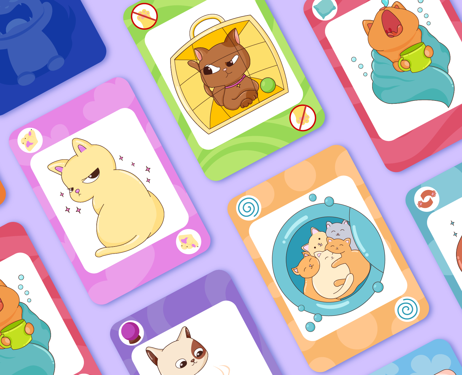 Иллюстрации для Настольной Игры "Взрывные котята" на Dprofile
