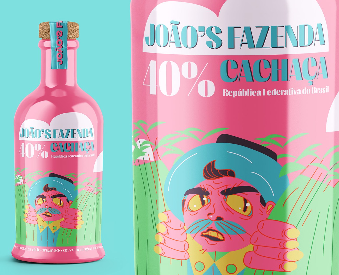 João's Fazenda Cachaça — Брендинг, Иллюстрация на Dprofile