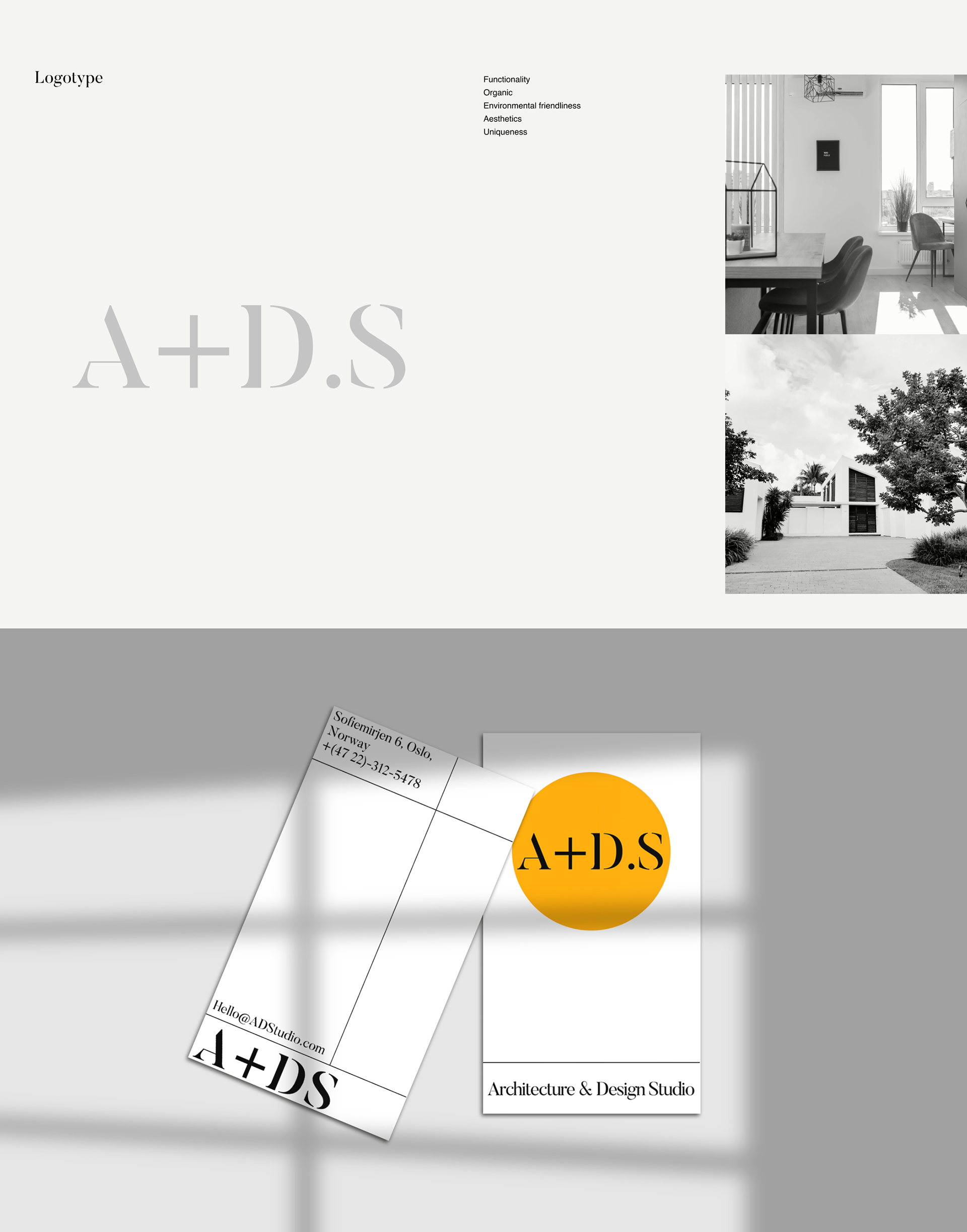 AD+S. Фирменный стиль для архитектурного агентства — Изображение №3 — Интерфейсы, Брендинг на Dprofile
