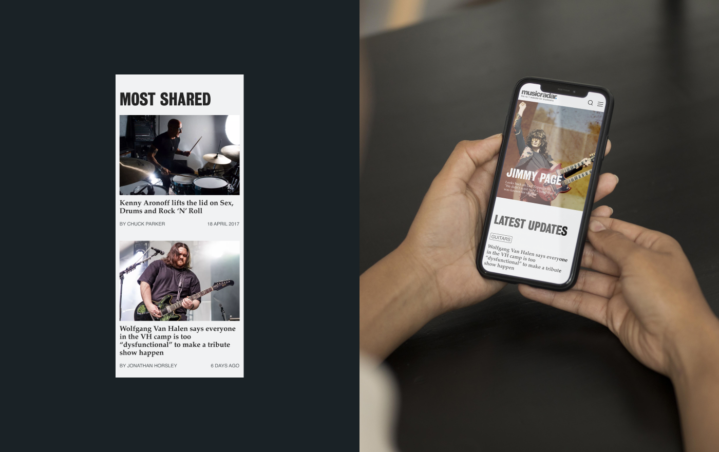 Редизайн новостного сайта Musicradar — Изображение №3 — Интерфейсы на Dprofile