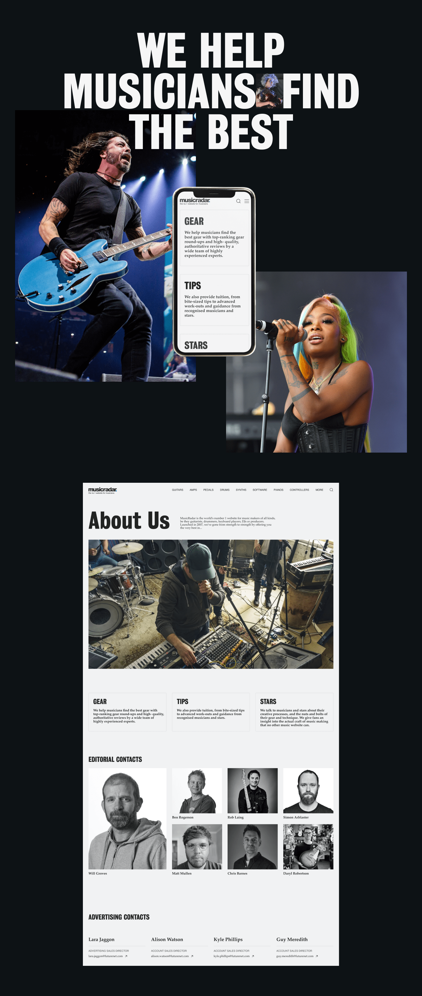 Редизайн новостного сайта Musicradar — Изображение №7 — Интерфейсы на Dprofile