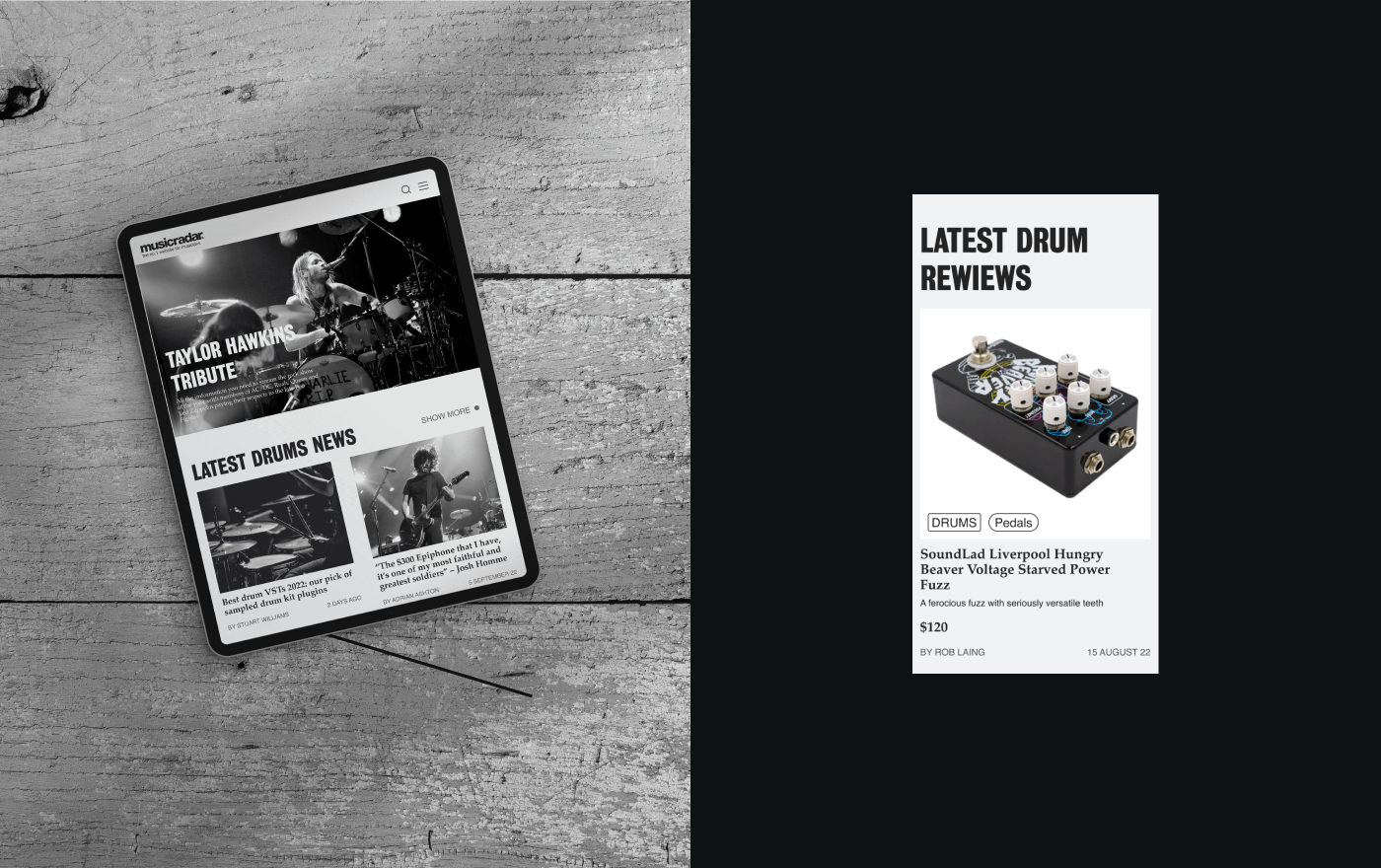 Редизайн новостного сайта Musicradar — Изображение №6 — Интерфейсы на Dprofile