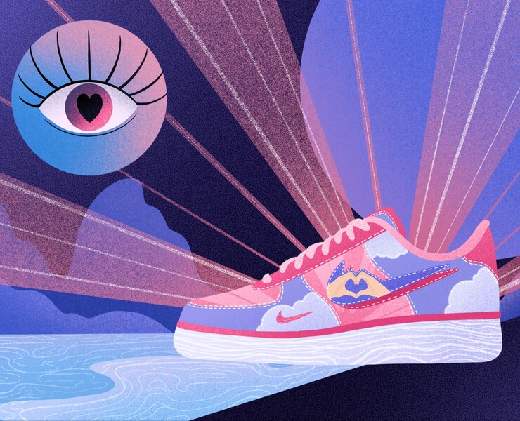 NIKE Emotions. Концепт дизайна кроссовок — Иллюстрация на Dprofile