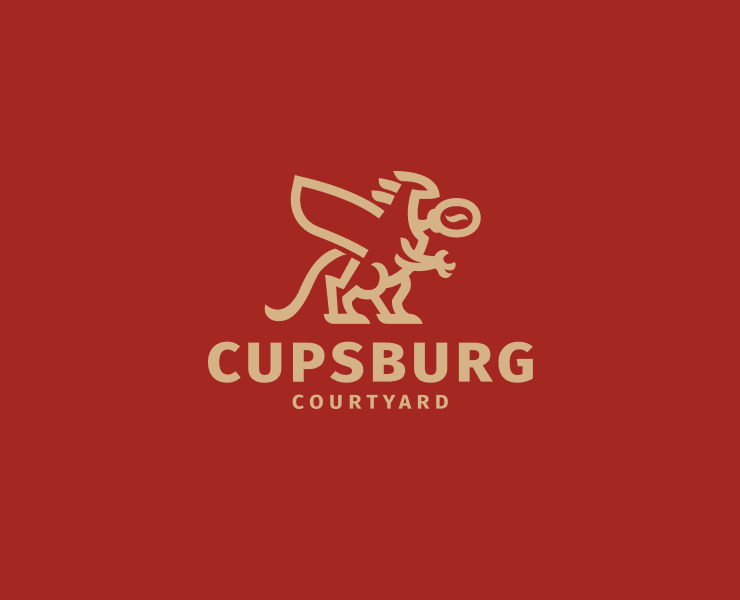 Айдентика кофейни CUPSBURG COURTYARD — Брендинг, Графика на Dprofile