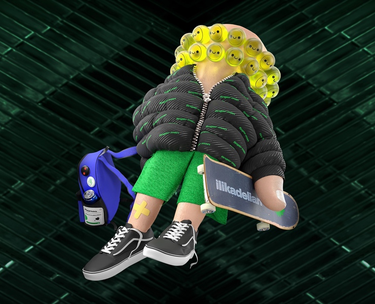 Fingerman — 3D, Анимация на Dprofile