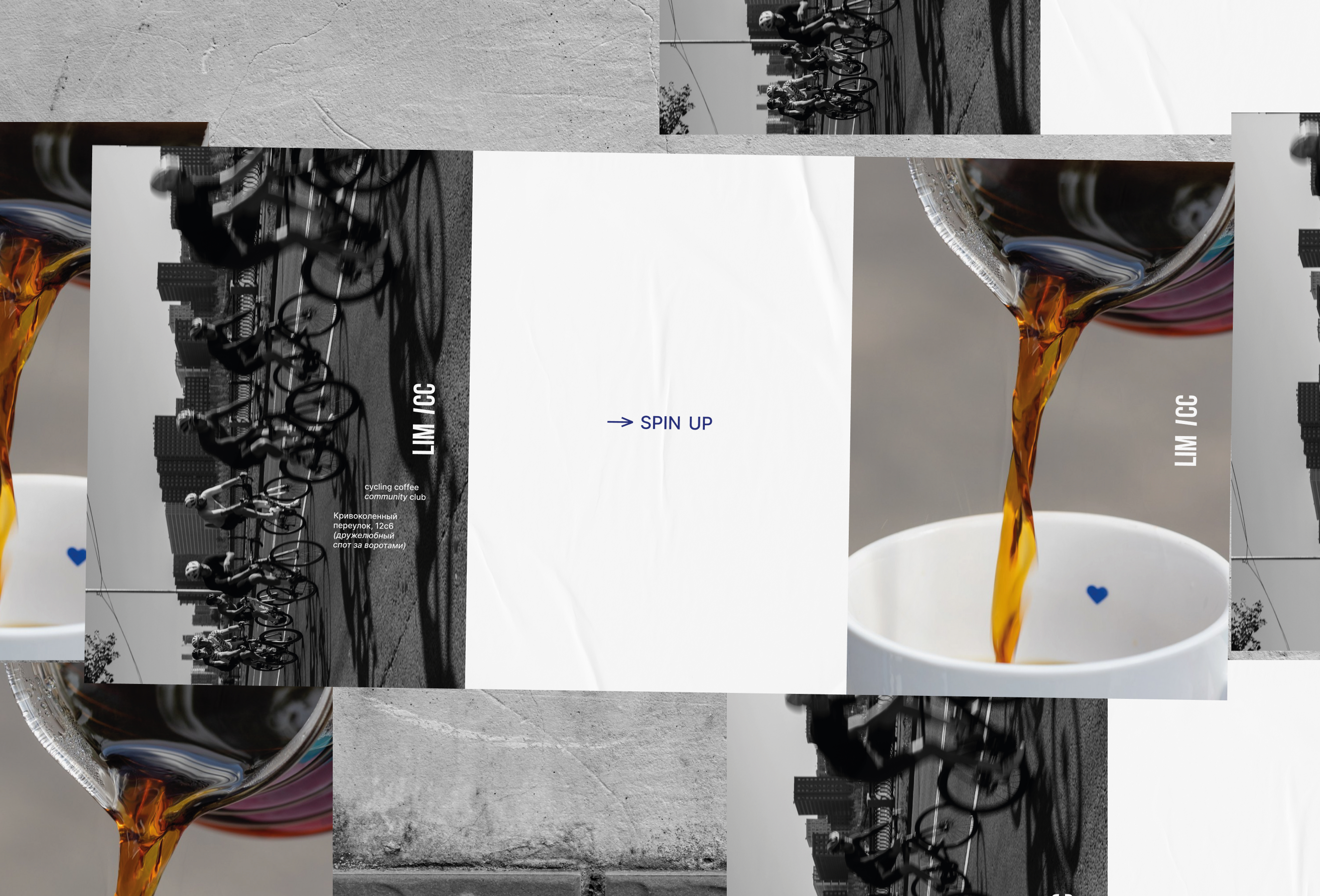 cycling club and cafe lim — Изображение №8 — Брендинг, Графика на Dprofile