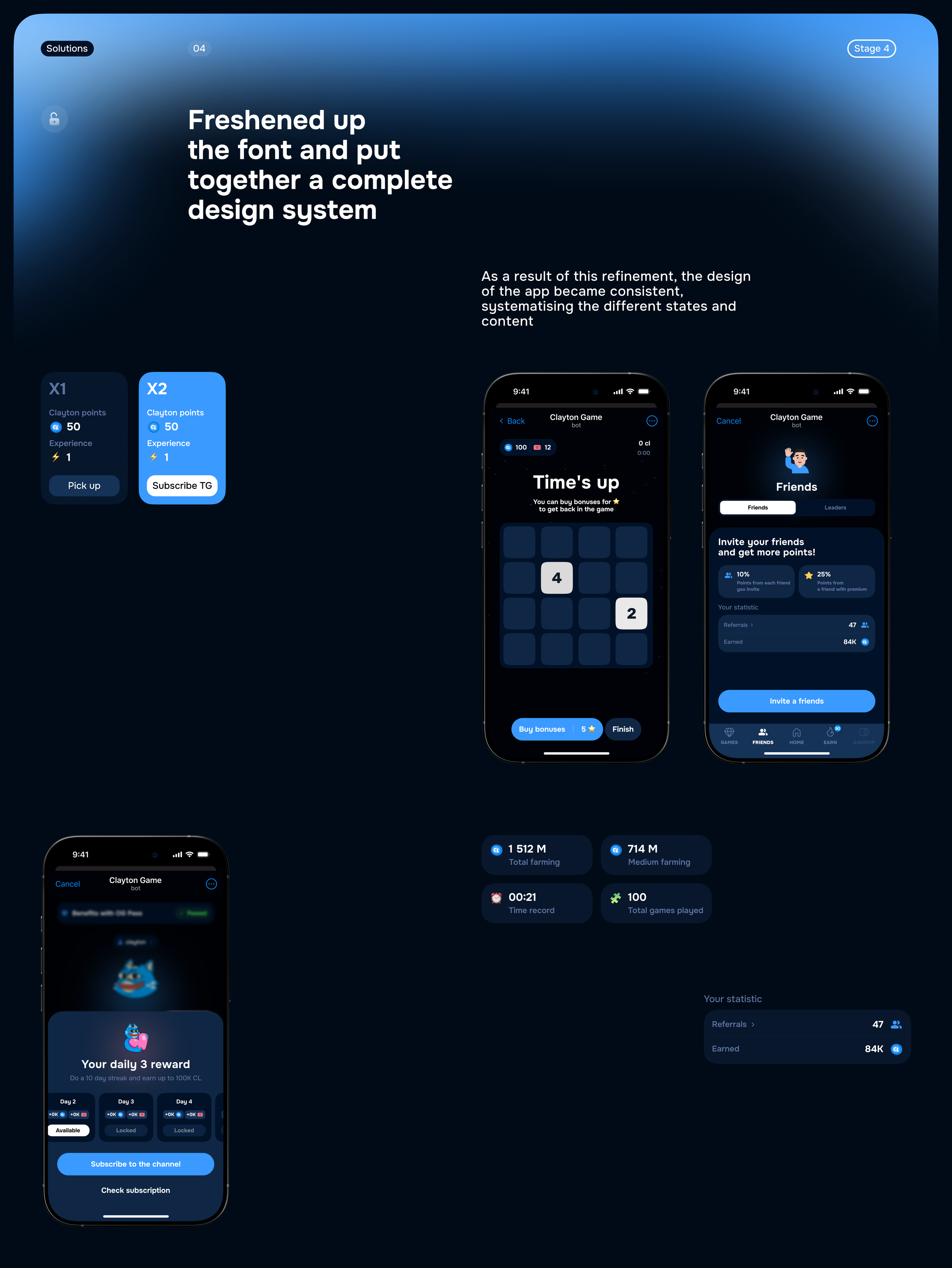 Clayton l Mobile App for Telegram l Hign UI/UX — Изображение №5 — Интерфейсы на Dprofile