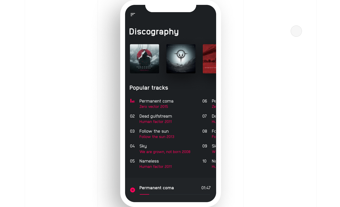 Headphone Killazz band website — Изображение №20 — Интерфейсы на Dprofile