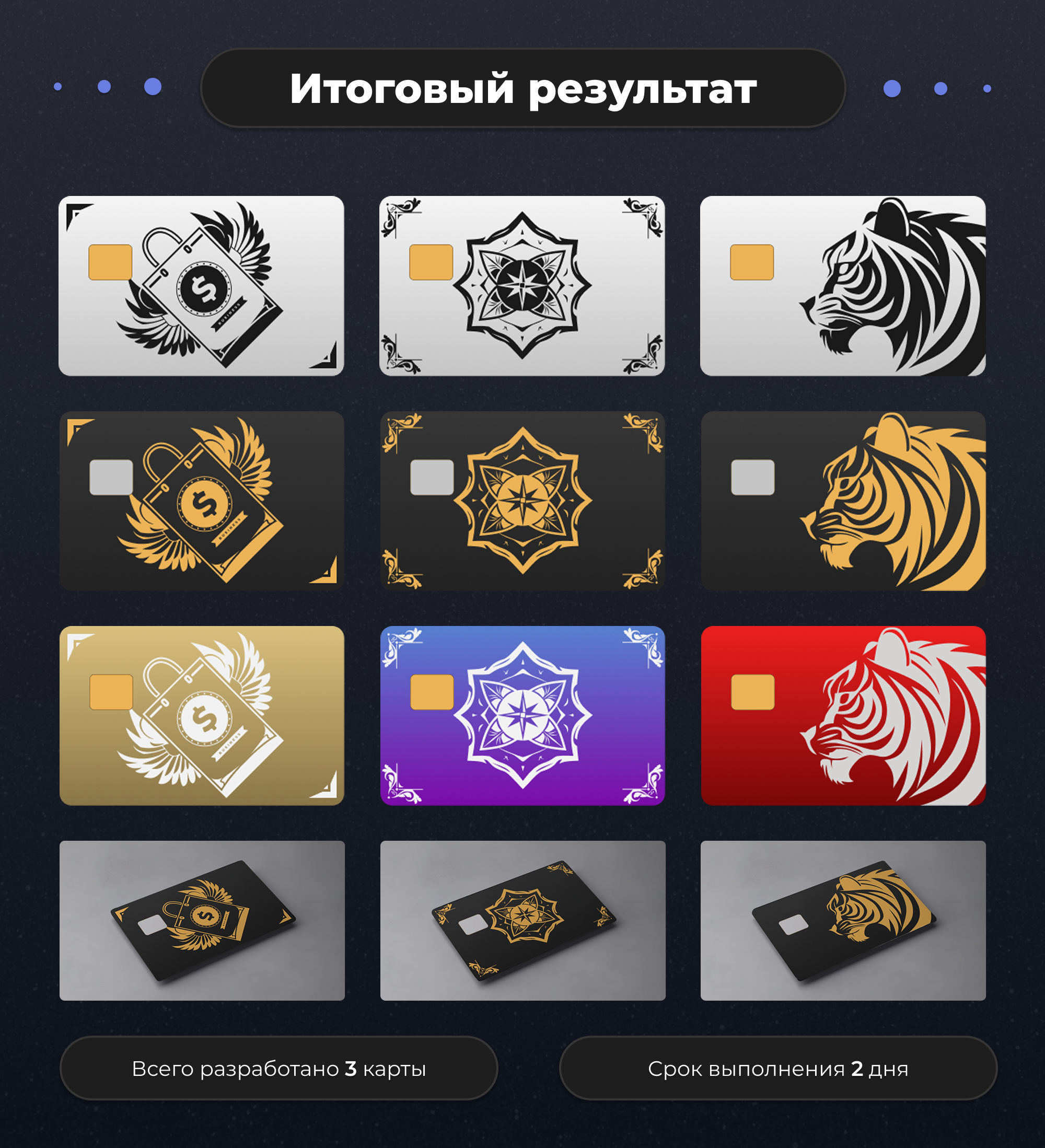 Банковские карты | Дизайн для банковских карт — Изображение №3 — Брендинг на Dprofile