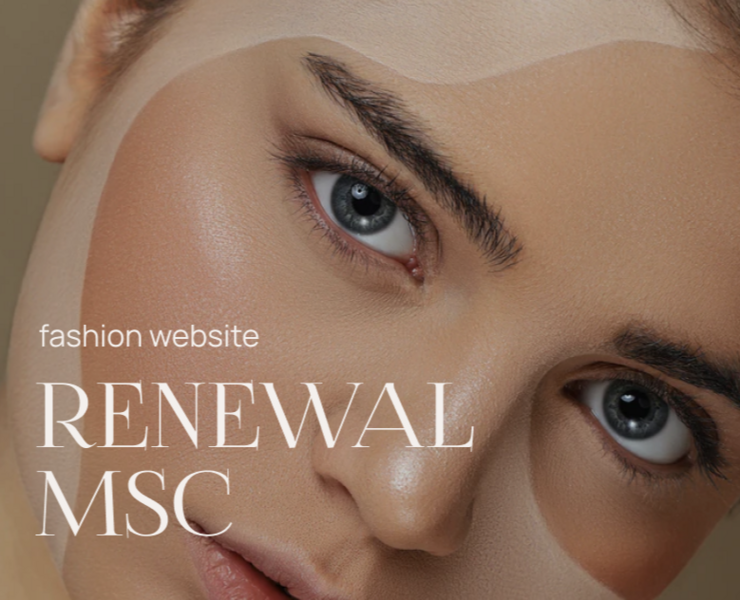 Fashion website design - Renewal MSK на Dprofile