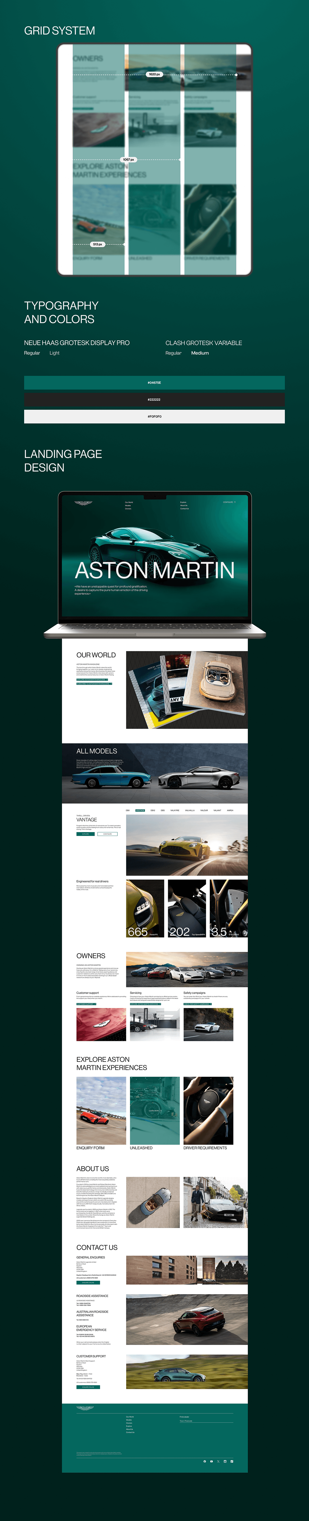 Aston Martin Landing Page — Изображение №3 — Интерфейсы, Брендинг на Dprofile