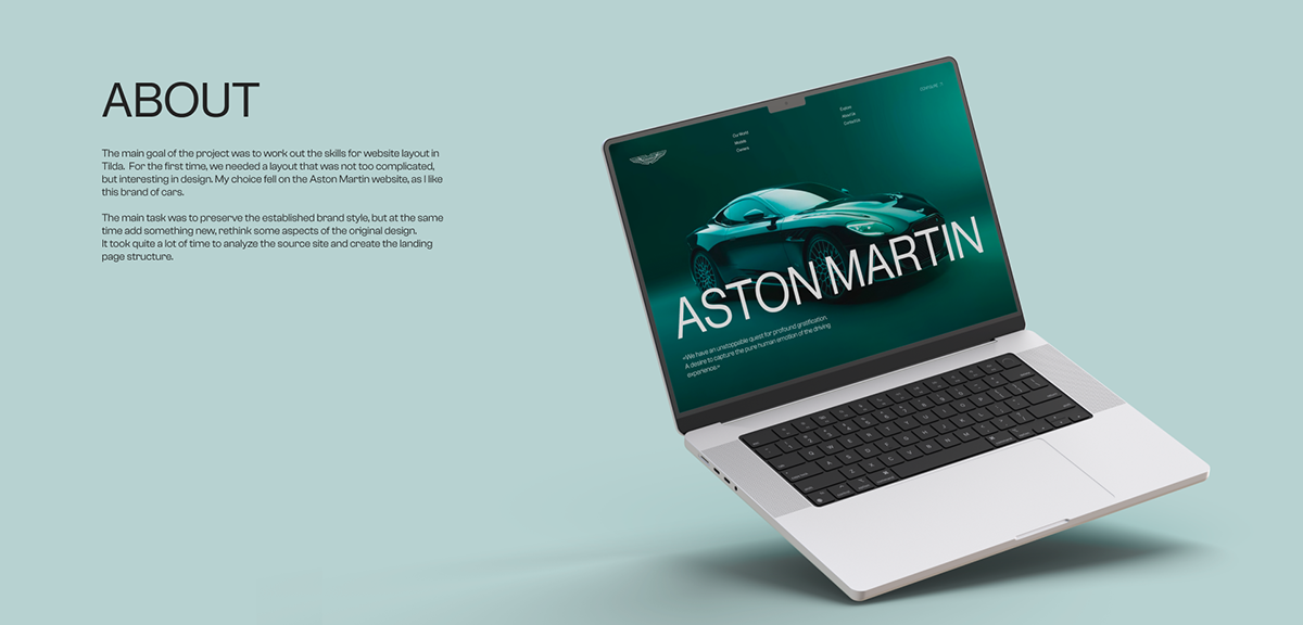 Aston Martin Landing Page — Изображение №2 — Интерфейсы, Брендинг на Dprofile