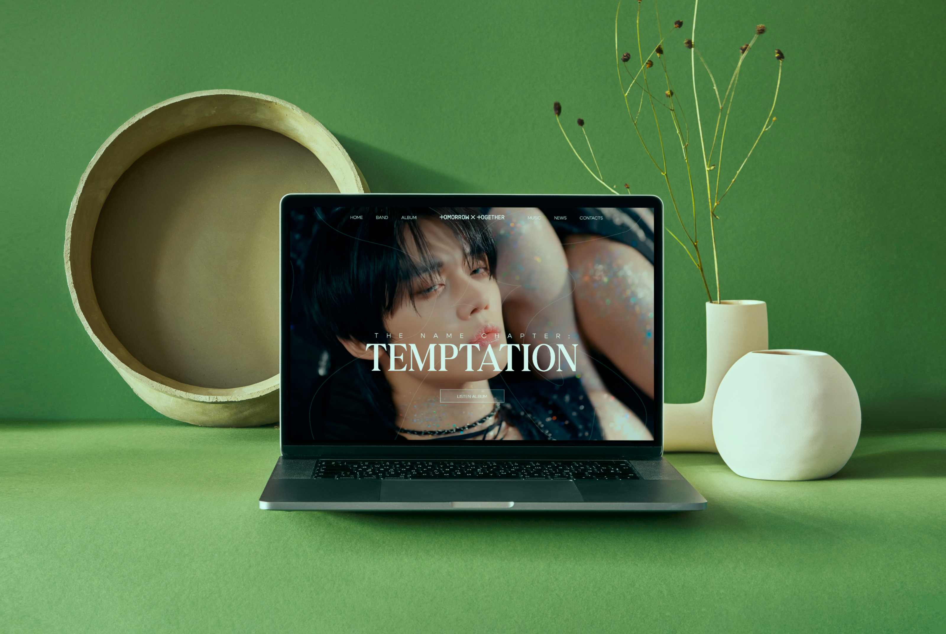 Music Album Landing Page / TOMORROW X TOGETHER — Изображение №5 — Интерфейсы, Анимация на Dprofile