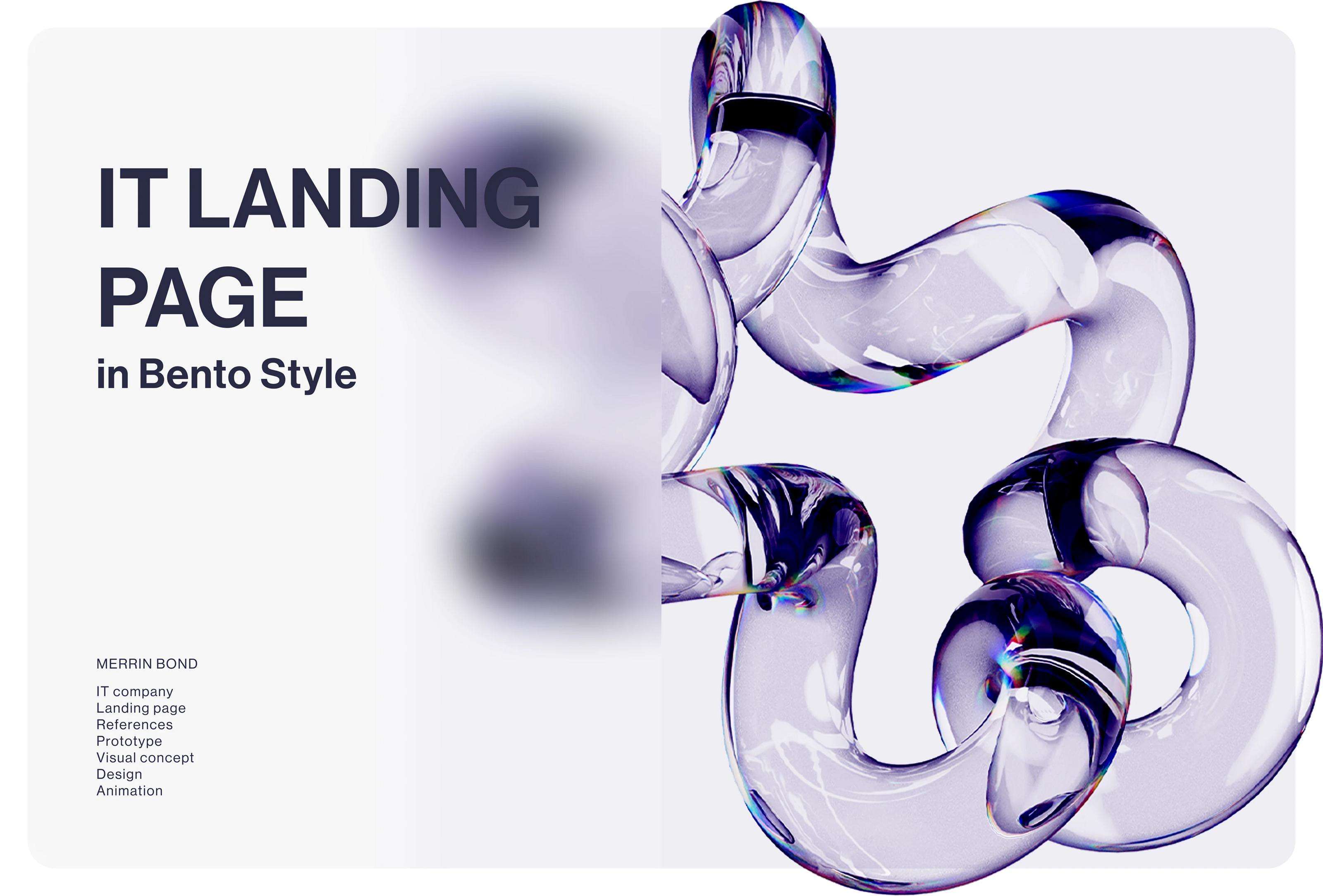 IT Company Landing Page — Изображение №1 — Интерфейсы, Анимация на Dprofile