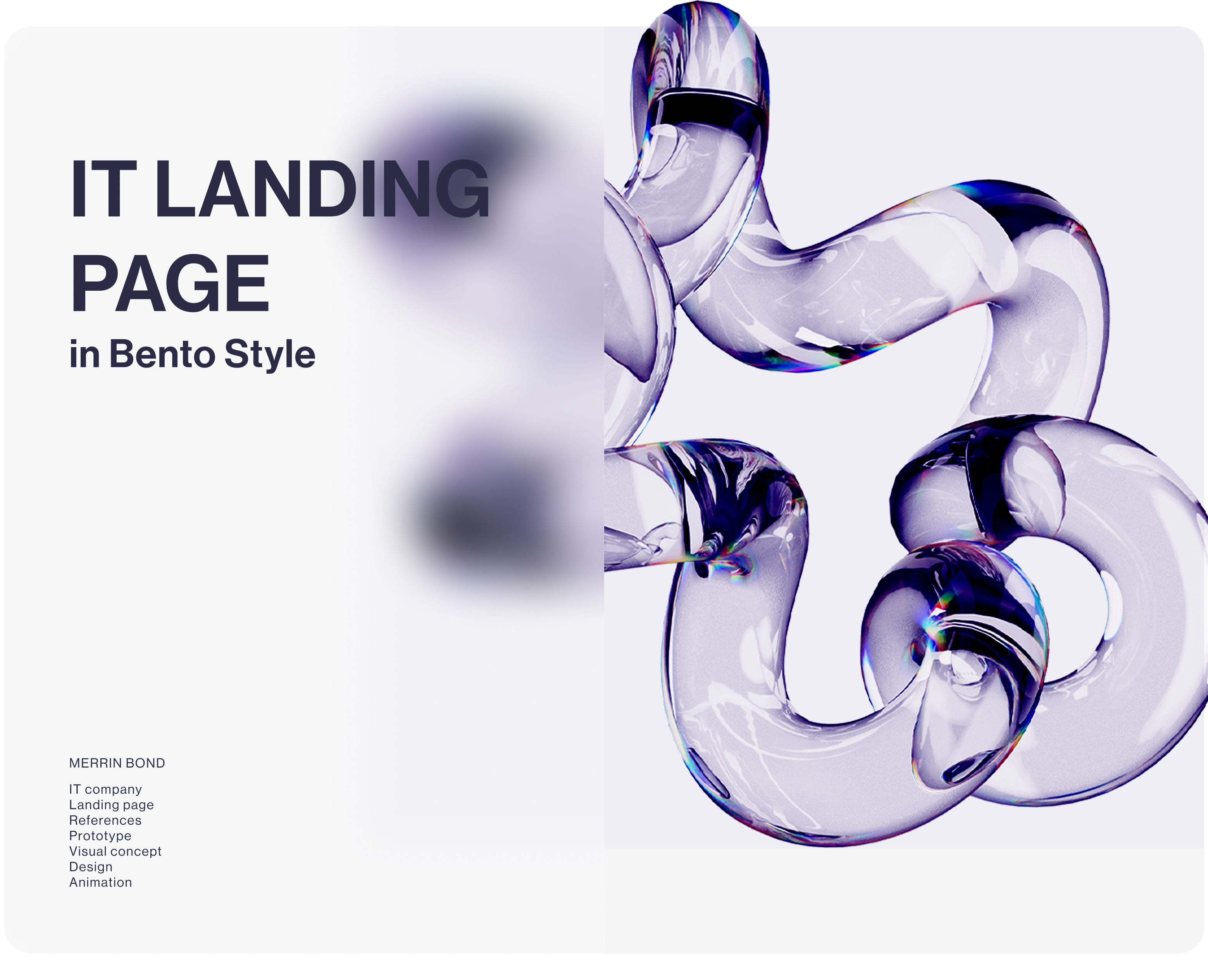 IT Company Landing Page — Интерфейсы, Анимация на Dprofile