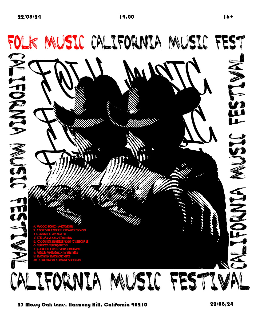 MUSIC FESTIVAL POSTERS | Graphic design | Постеры — Изображение №5 — Брендинг, Маркетинг на Dprofile