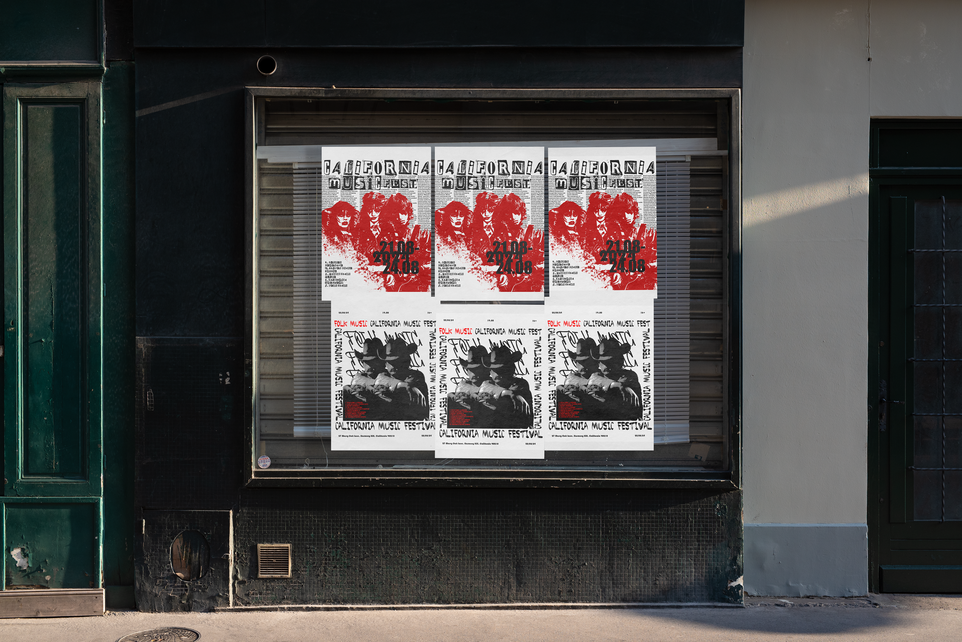 MUSIC FESTIVAL POSTERS | Graphic design | Постеры — Изображение №1 — Брендинг, Маркетинг на Dprofile