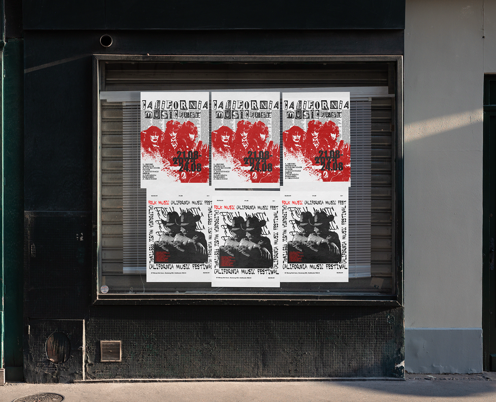 MUSIC FESTIVAL POSTERS | Graphic design | Постеры — Брендинг, Маркетинг на Dprofile