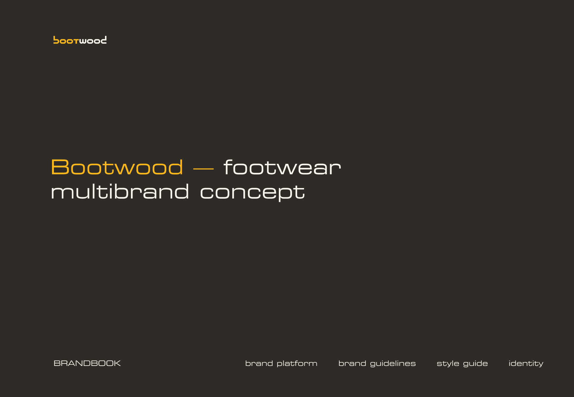 Айдентика бренда/ Bootwood — Изображение №1 — Брендинг на Dprofile