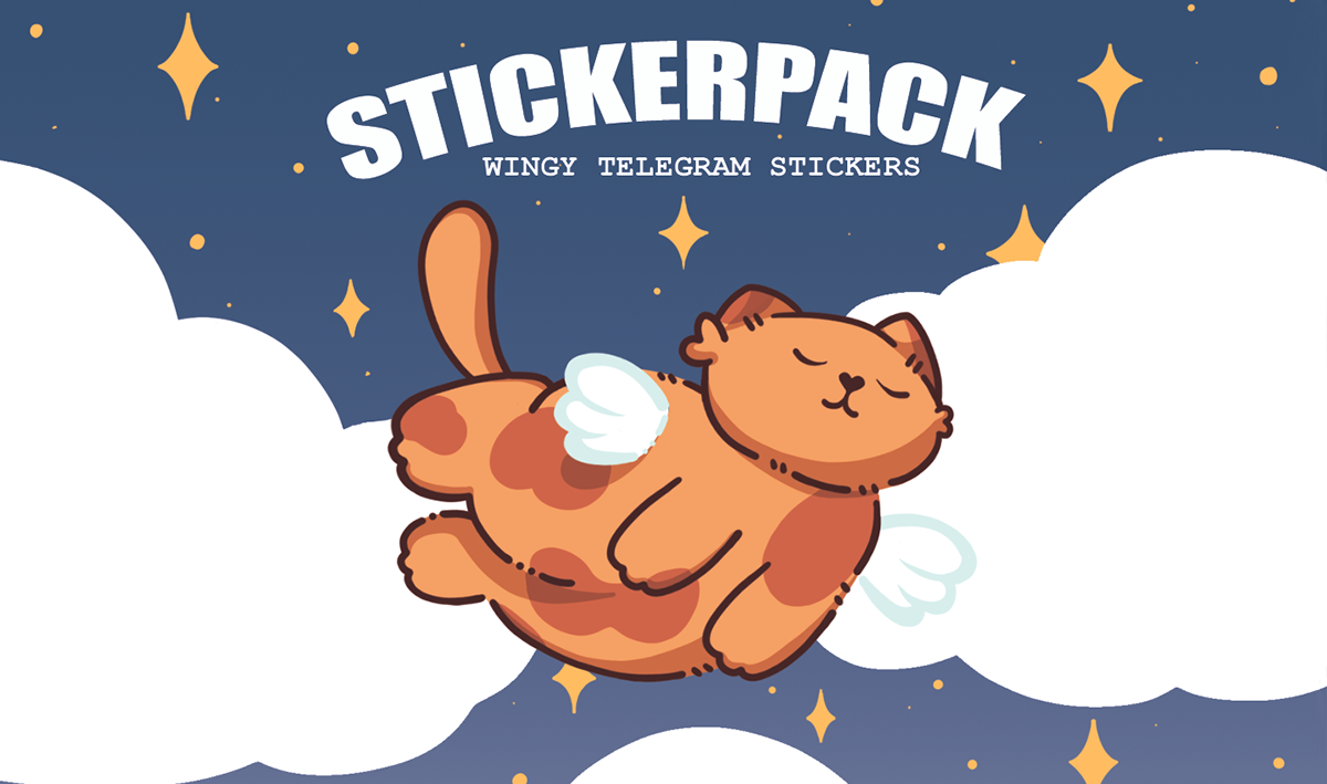 Стикерпак для телеграмма — Изображение №1 — Иллюстрация на Dprofile