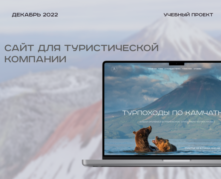 Сайт для туристической компании — Интерфейсы на Dprofile
