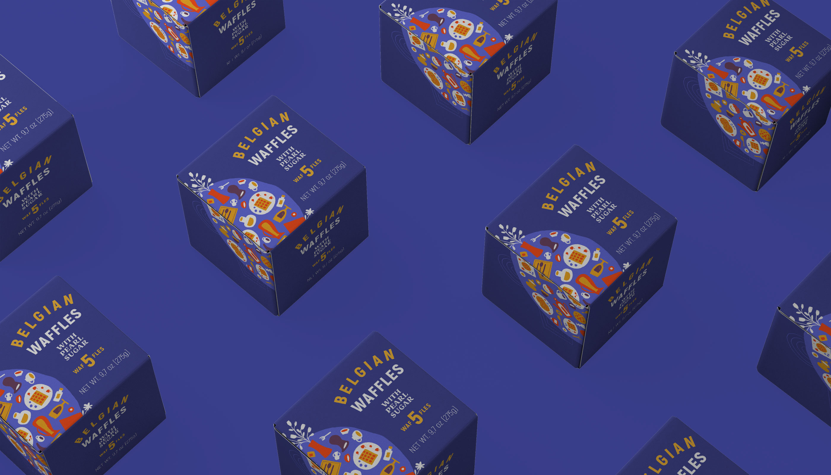 Упаковка для вафель. Иллюстрации. — Изображение №13 — Брендинг, Иллюстрация на Dprofile