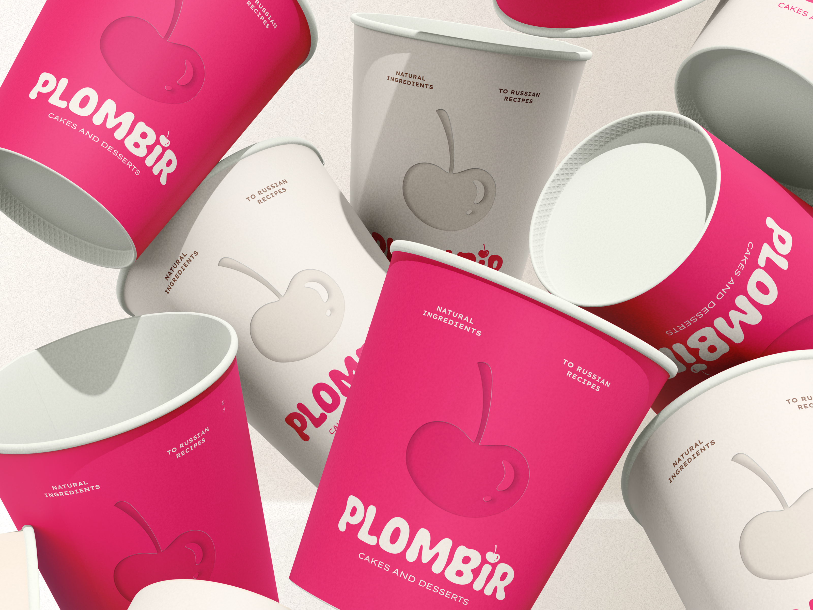 PLOMBIR | BRAND IDENTITY & LOGO DESIGN — Изображение №6 — Брендинг на Dprofile