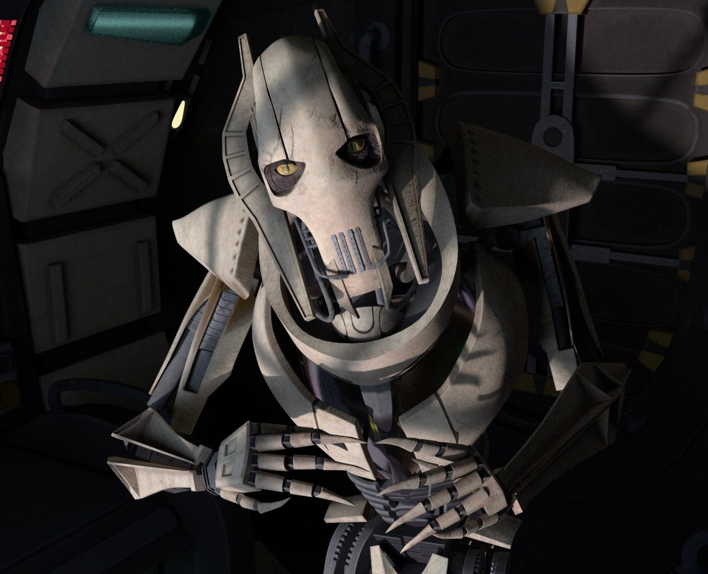 Генерал Гривус (General Grievous) — Иллюстрация, 3D на Dprofile