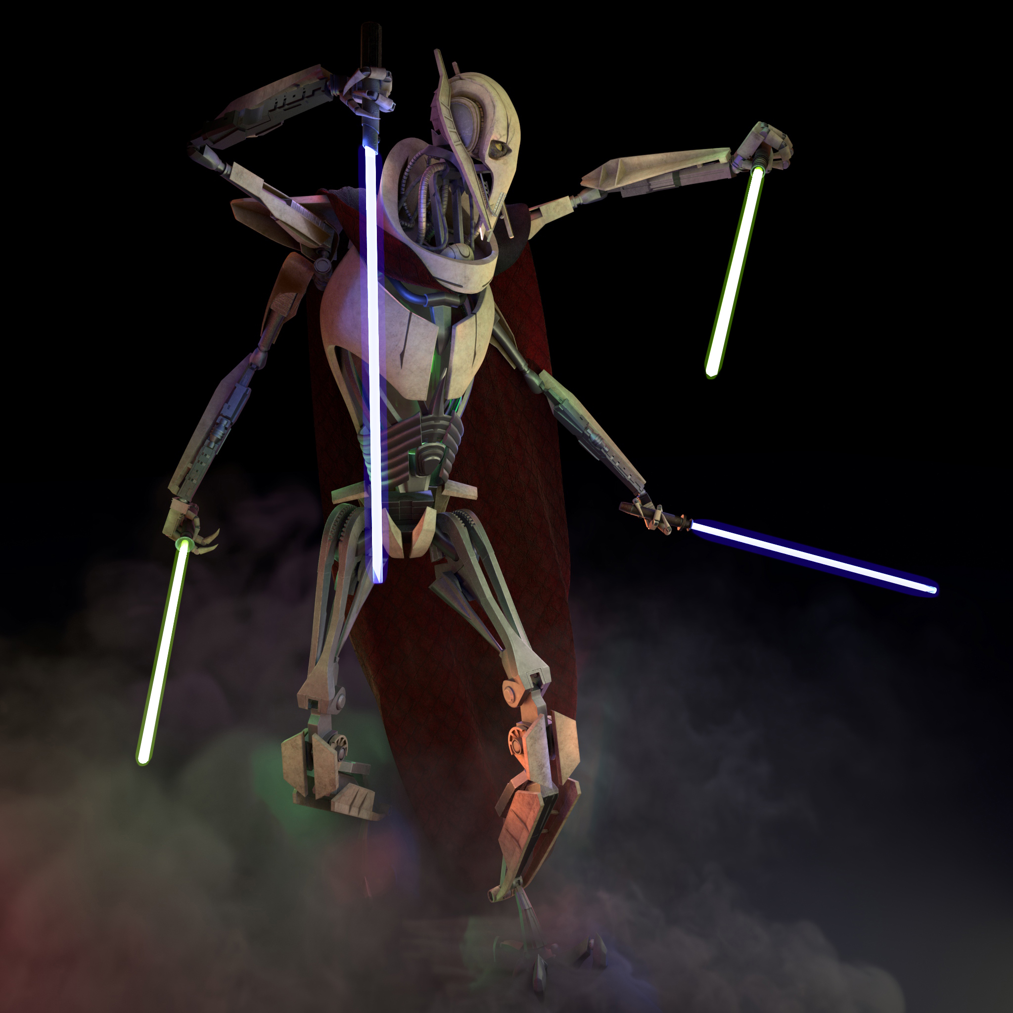 Генерал Гривус (General Grievous) — Изображение №2 — 3D, Анимация на Dprofile