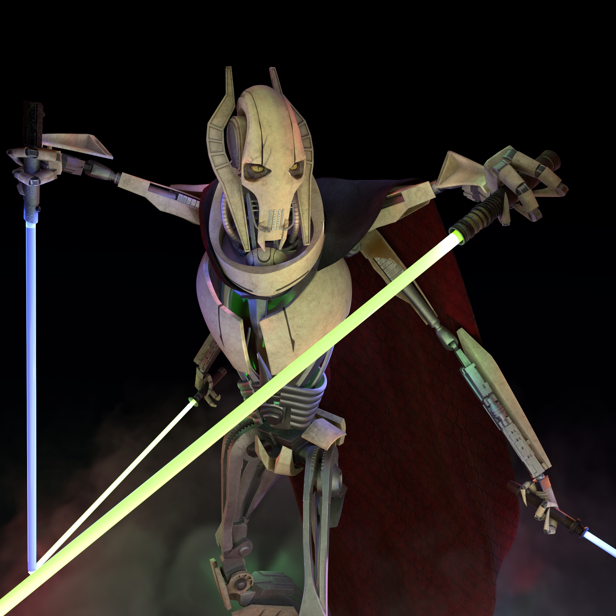 Генерал Гривус (General Grievous) — Изображение №4 — 3D, Анимация на Dprofile