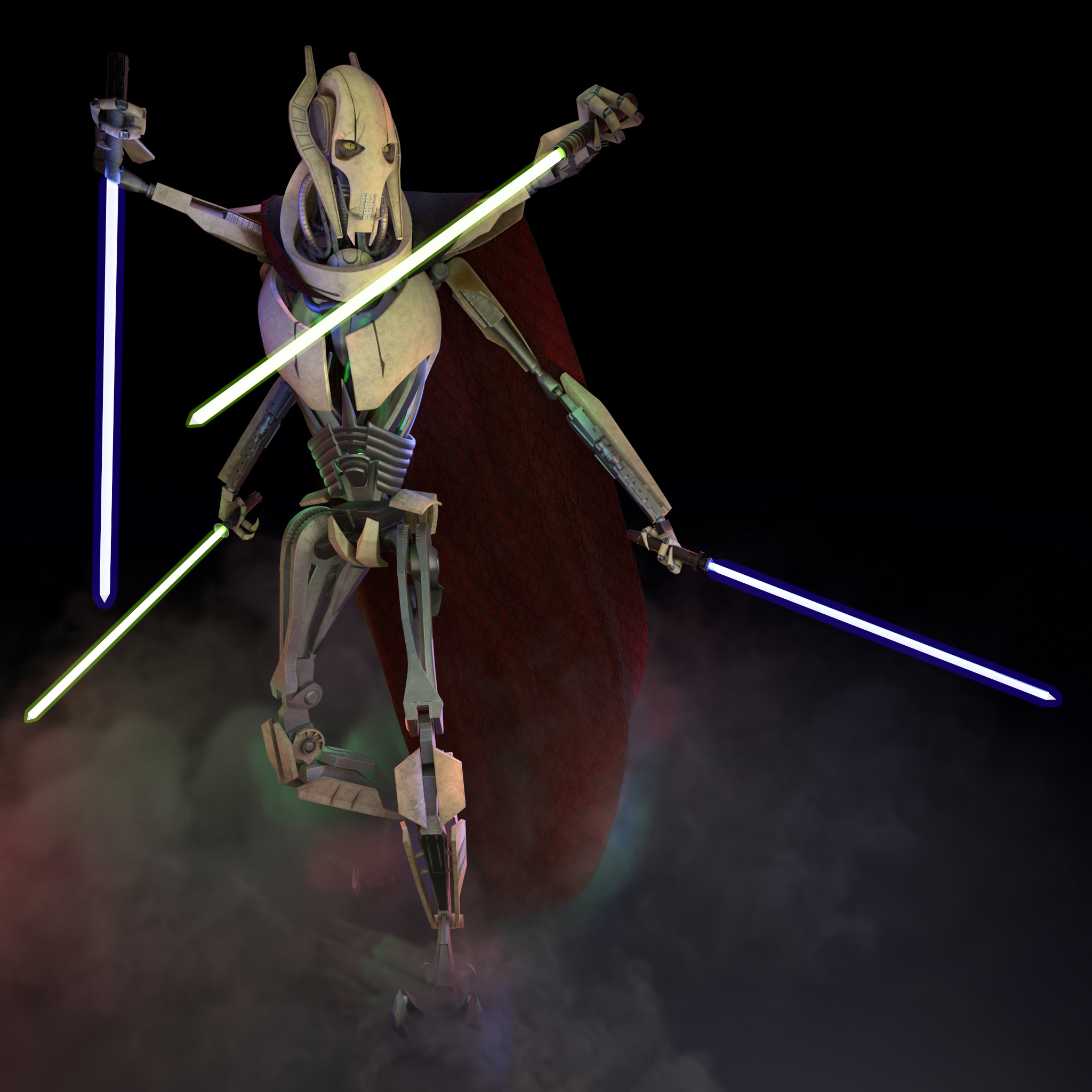 Генерал Гривус (General Grievous) — Изображение №3 — 3D, Анимация на Dprofile