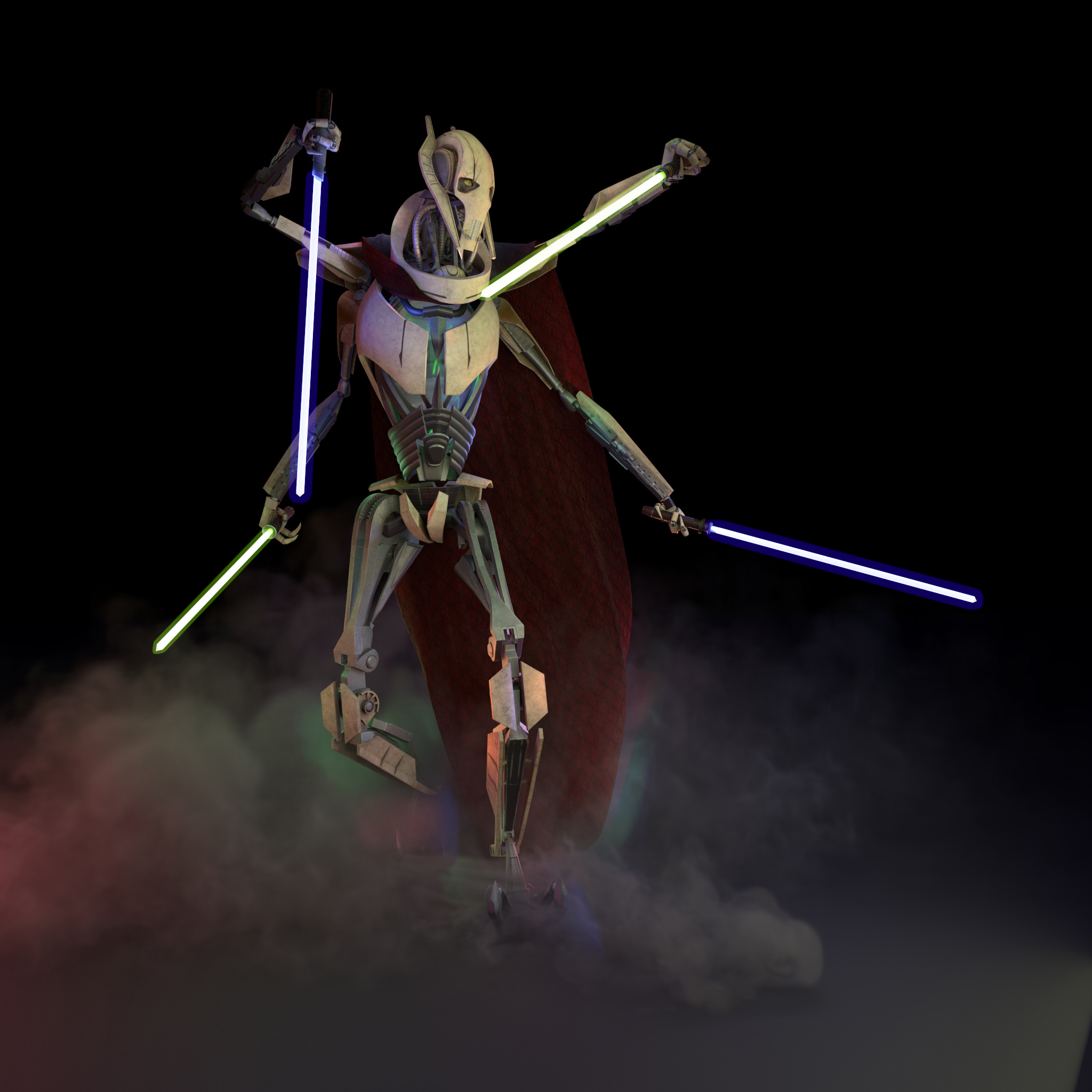 Генерал Гривус (General Grievous) — Изображение №1 — 3D, Анимация на Dprofile